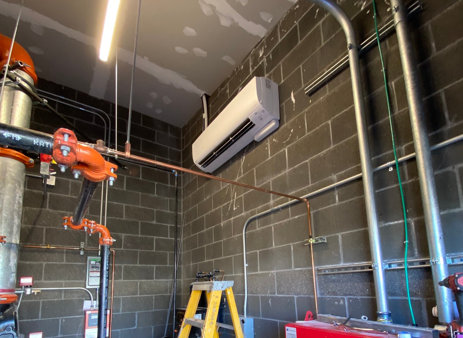 Handyman completing a professional home improvement service.